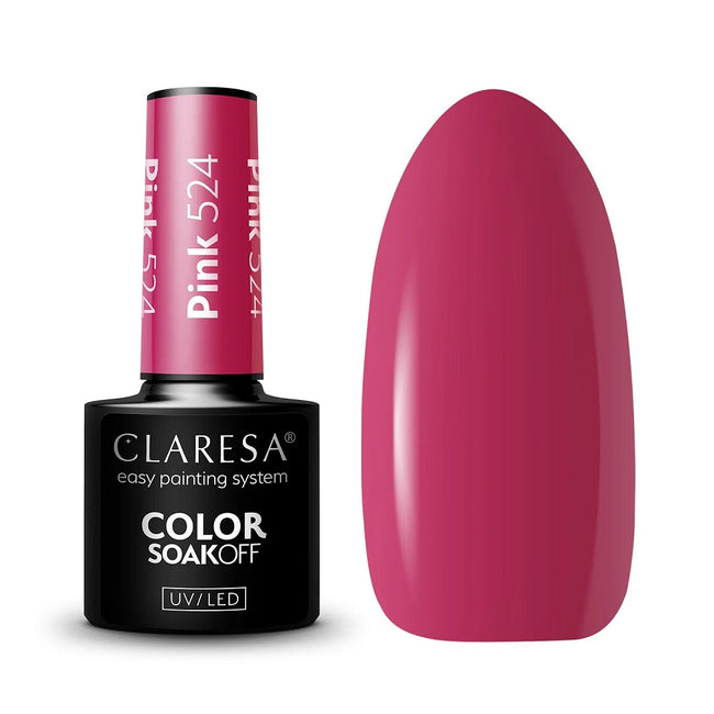 Claresa Color Soak Off UV/LED Pink lakier hybrydowy