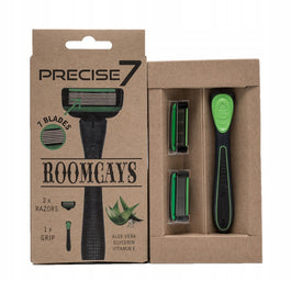 ROOMCAYS Precise7 maszynka do golenia brody z 2 wymiennymi ostrzami