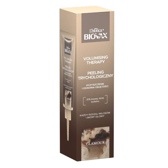 BIOVAX Glamour Volumising Therapy trychologiczny peeling do skóry głowy 100ml