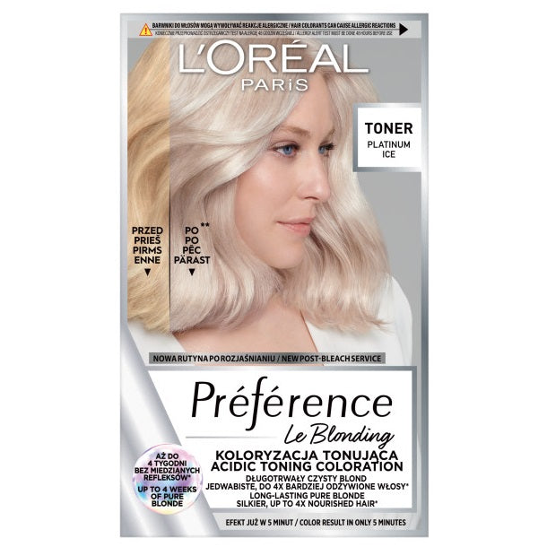 L'Oreal Paris Preference Le Blonding koloryzacja tonizująca do włosów