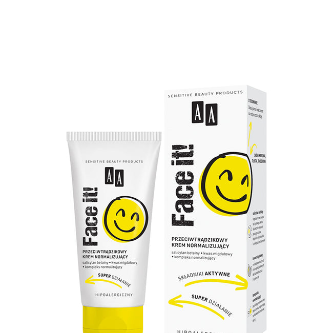 AA Face It! przeciwtrądzikowy krem normalizujący 40ml