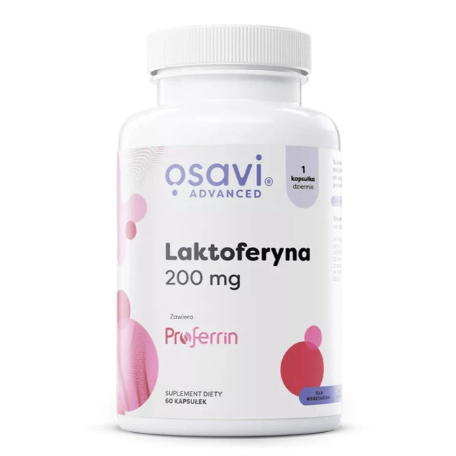 Osavi Laktoferyna 200mg suplement diety 60 kapsułek