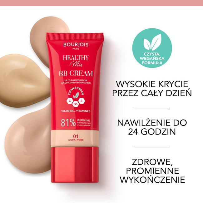 Bourjois Healthy Mix kryjący krem BB z kompleksem witamin 30ml