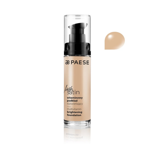 Paese Lush Satin Multivitamin Brightening Foundation witaminowy podkład rozświetlający