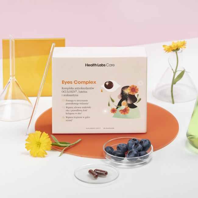 HealthLabs Eyes Complex wsparcie wzroku i zdrowia oczu suplement diety 60 kapsułek