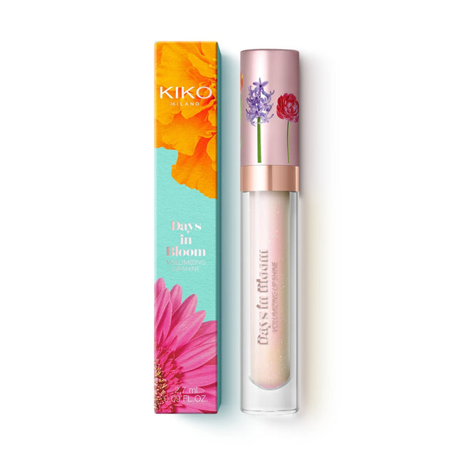 KIKO Milano Days in Bloom Volumizing Lip Shine błyszczyk powiększający usta o promiennym wykończeniu