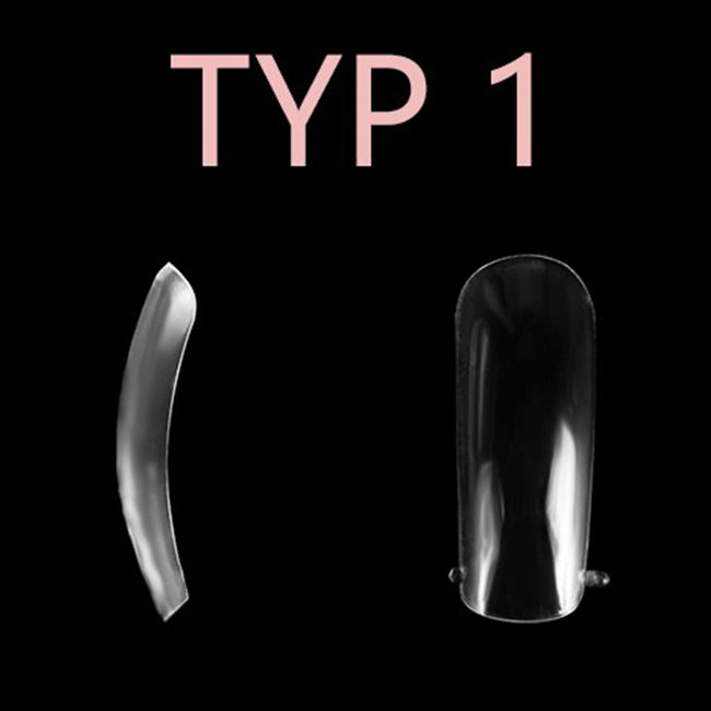 Elisium Quick Shape Nail Form formy do przedłużania paznokci Type1 120 szt.