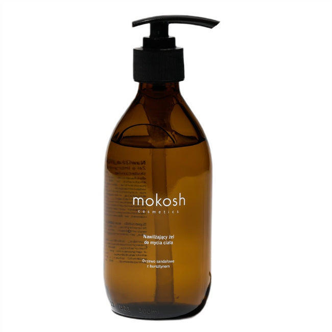 Mokosh Nawilżający żel do mycia ciała Drzewo sandałowe z bursztynem 300ml