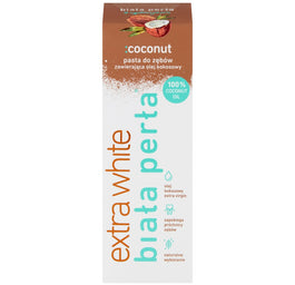 Biała Perła Coconut wybielająca pasta do zębów 75ml