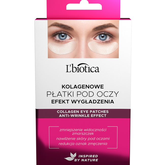 L'biotica Płatki pod oczy wygładzające zmarszczki 3 pary