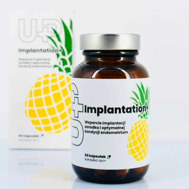 UP Health Pharma Implantation+ UP Nowe Życie implantacja zarodka suplement diety 60 kapsułek