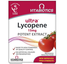 Vitabiotics Ultra Lycopene 15mg suplement diety 30 tabletek