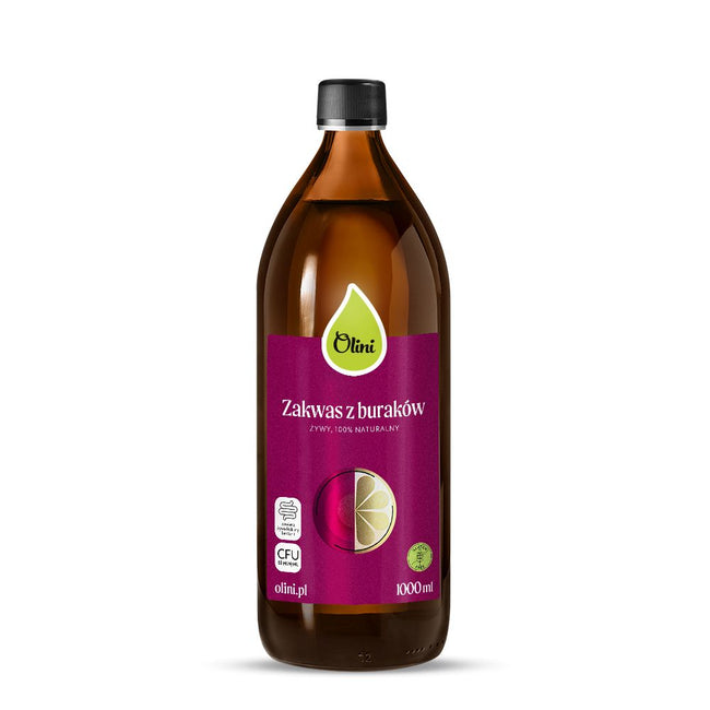 Olini Zakwas z buraków z cytryną kurkumą i imbirem 1000ml