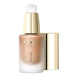 KIKO Milano Gold Reflections Flawless Mirage Luminous Face Base nawilżająco-rozświetlająca baza pod makijaż 02 Sun-Kissed Bronze 15ml