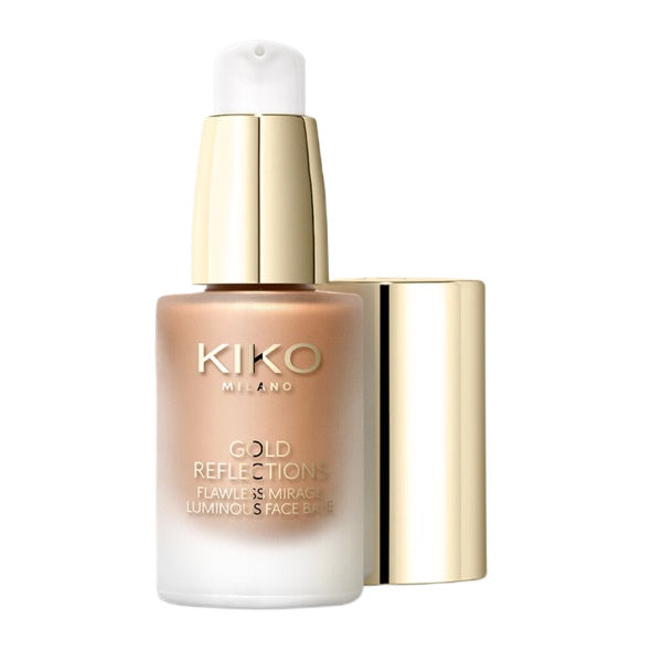 KIKO Milano Gold Reflections Flawless Mirage Luminous Face Base nawilżająco-rozświetlająca baza pod makijaż 02 Sun-Kissed Bronze 15ml