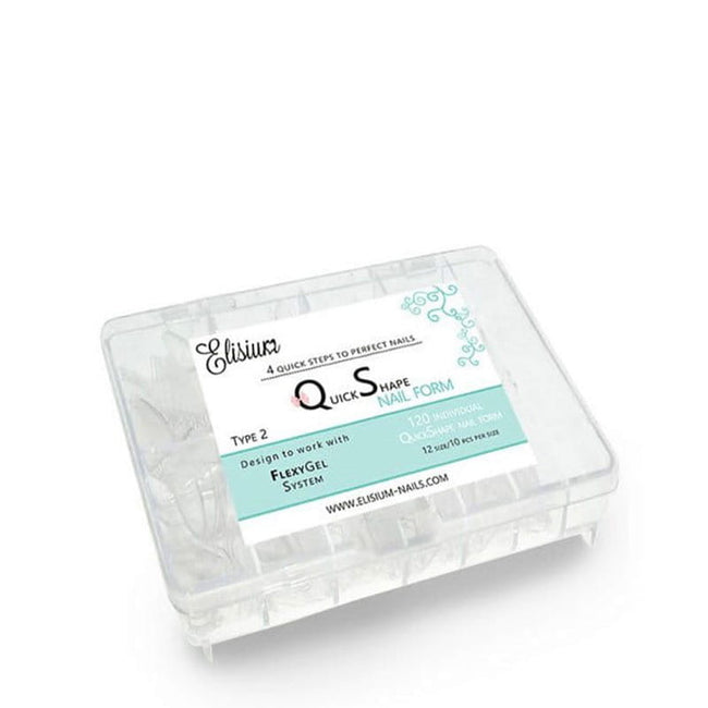 Elisium Quick Shape Nail Form formy do przedłużania paznokci Type2 120 szt.