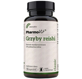 Pharmovit Grzyby reishi 10% polisacharydów suplement diety 90 kapsułek