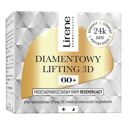 Lirene Diamentowy Lifting 3D przeciwzmarszczkowy krem regenerujący 60+ 50ml