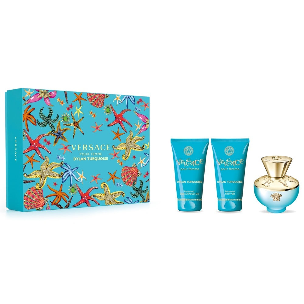 versace versace pour femme dylan turquoise woda toaletowa 50 ml   zestaw