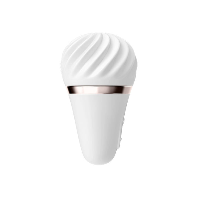 Satisfyer Little Wand wibrator w kształcie lodowego rożka White