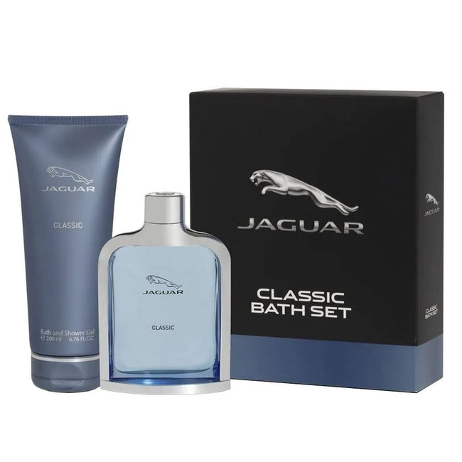 Jaguar Classic Blue zestaw woda toaletowa spray 100ml + żel pod prysznic 200ml