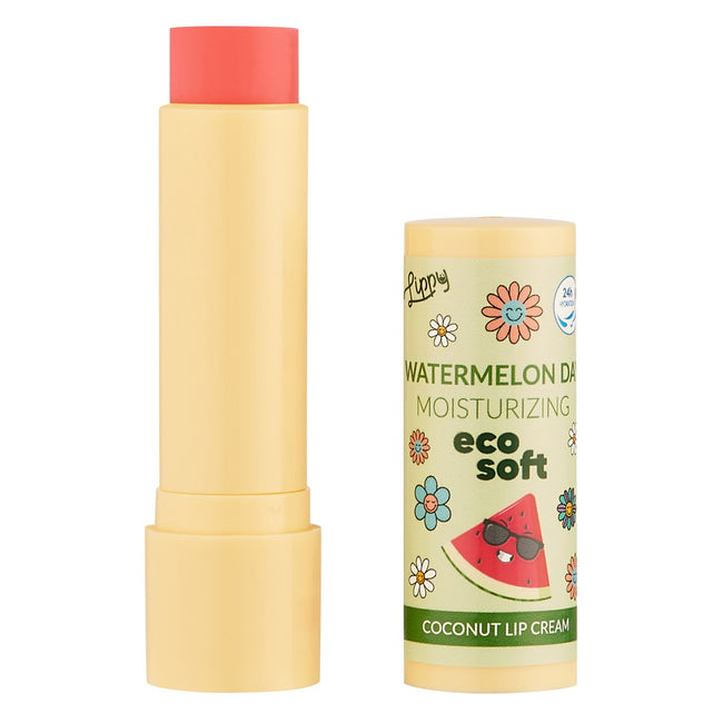 ECOSOFT Lippy Day kokosowy krem do ust Watermelon 4.8g