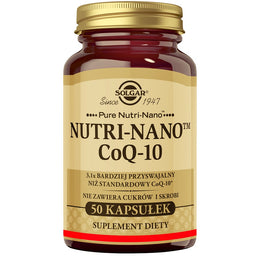 Solgar Nutri-Nano™ CoQ-10 suplement diety 50 kapsułek