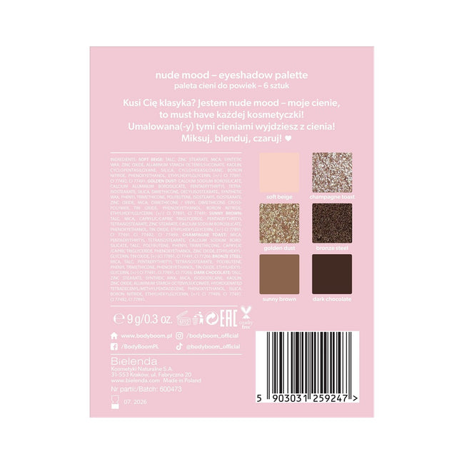 Face Boom Eyeshadow Palette paleta cieni do powiek