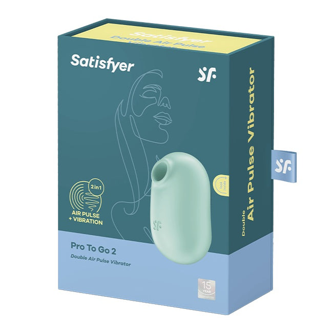 Satisfyer Pro To Go 2 masażer łechtaczki Mint
