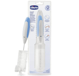 Chicco Zestaw szczotek do mycia butelek i smoczków 3w1