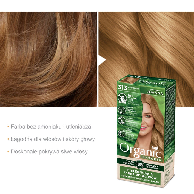 Joanna Naturia Organic pielęgnująca farba do włosów