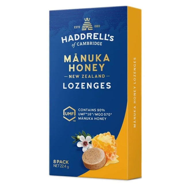 Haddrell's Manuka Honey pastylki do ssania 22.4g