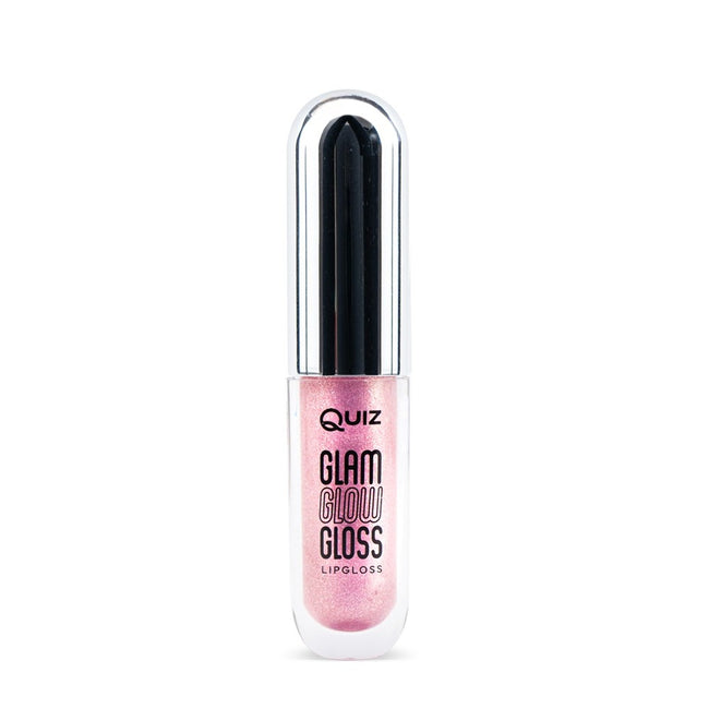 Quiz Cosmetics Glam Glow Gloss Lipgloss metaliczny błyszczyk z olejem rycynowym i witaminą E