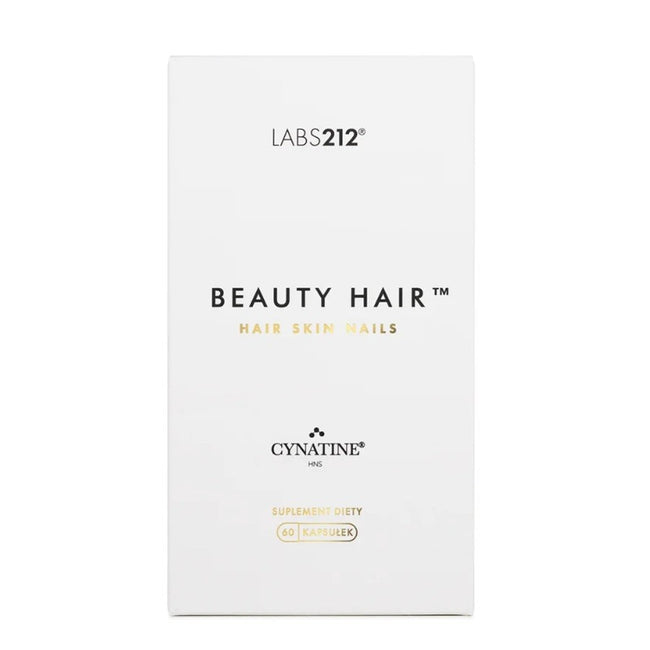 LABS212 Beauty Hair suplement diety wspierający skórę włosy i paznokcie 60 kapsułek