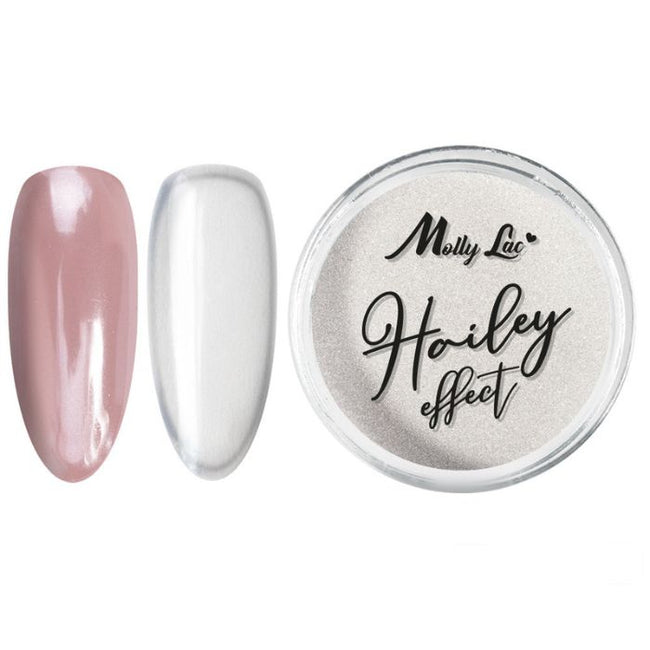 Molly Nails Hailey Effect pyłek do paznokci z pacynką 1g
