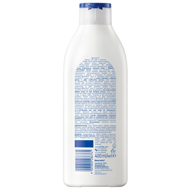 Nivea Aloe & Hydration Nawilżający balsam do ciała z aloesem 400ml