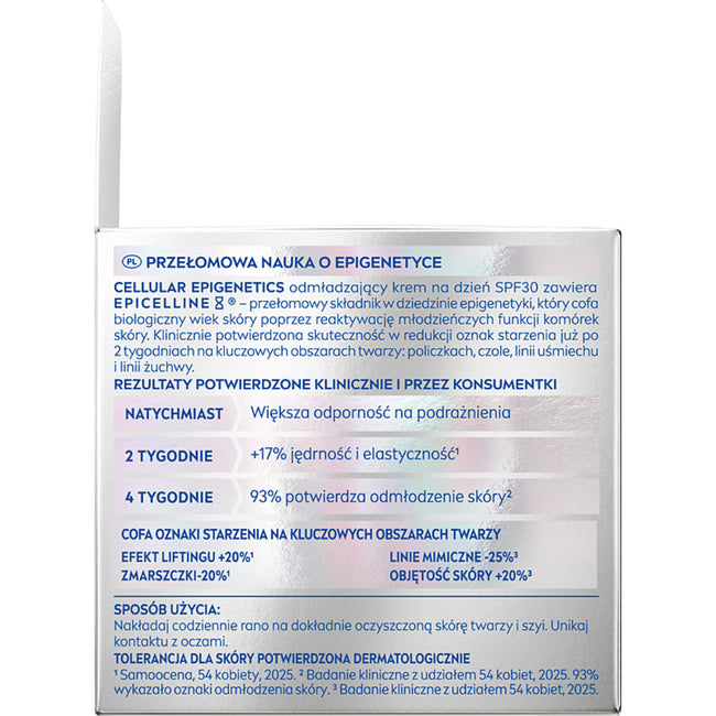 Nivea Cellular Epigenetics odmładzający krem na dzień SPF 30 50ml