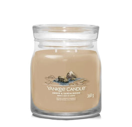 Yankee Candle Średnia świeca zapachowa Amber & Sandalwood 368g