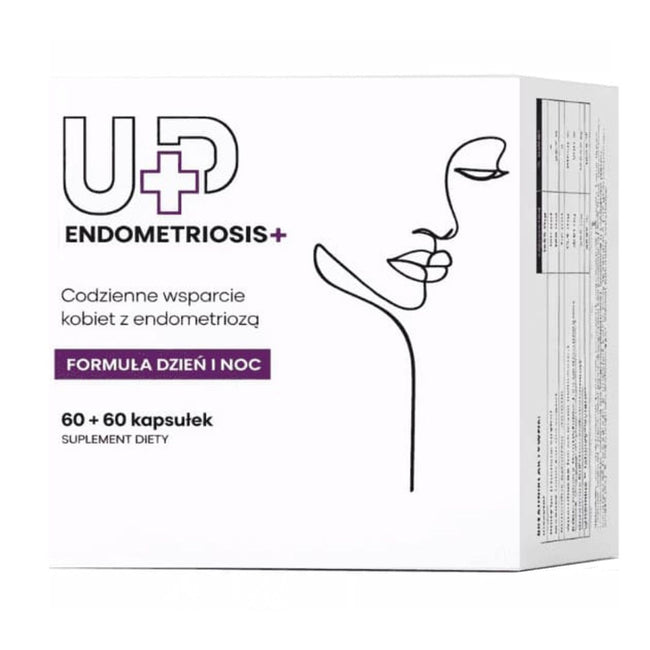 UP Health Pharma Endometriosis+ 60+ endometrioza suplement diety 120 kapsułek