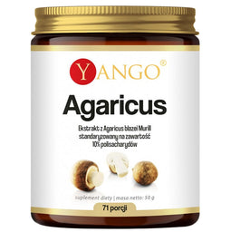 Yango Agaricus ekstrakt 10% polisacharydów suplement diety 50g