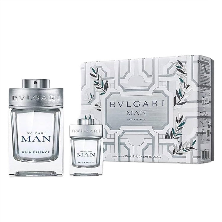 bvlgari bvlgari man rain essence woda perfumowana 100 ml   zestaw 