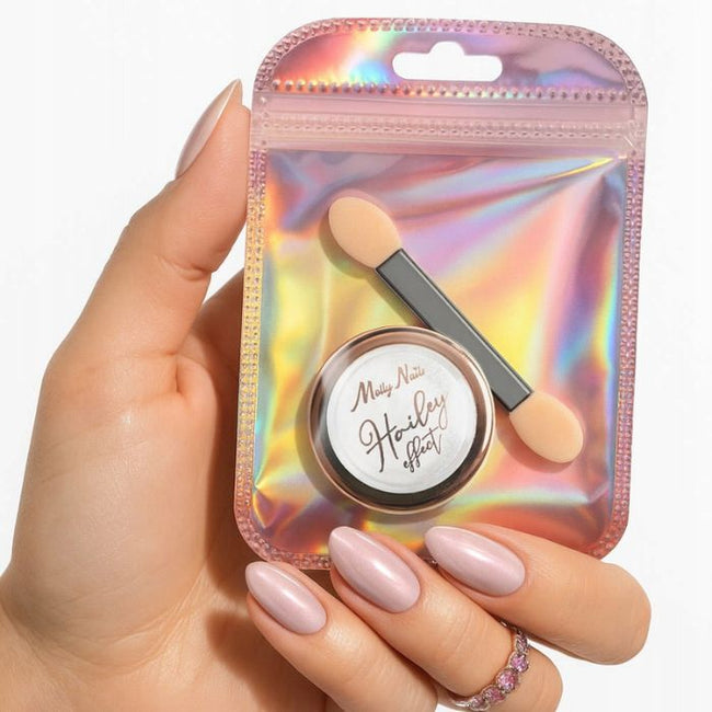 Molly Nails Hailey Effect pyłek do paznokci z pacynką 1g