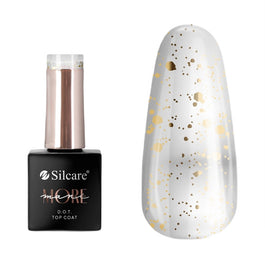 Silcare maniMORE DOT top coat do paznokci Gold 10g