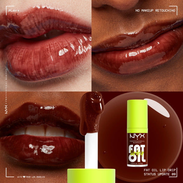 NYX Professional MakeUp Fat Oil Lip Drip Kit zestaw olejków do ust 4x4.8ml