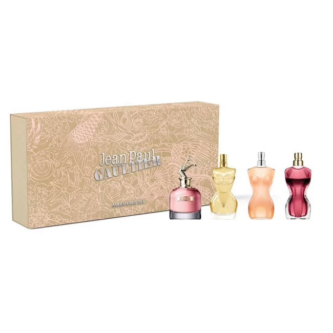 Jean Paul Gaultier Woman Miniatures zestaw La Belle woda perfumowana 6ml + Scandal woda perfumowana 6ml + Divine woda perfumowana 6ml + Classique woda toaletowa 6ml