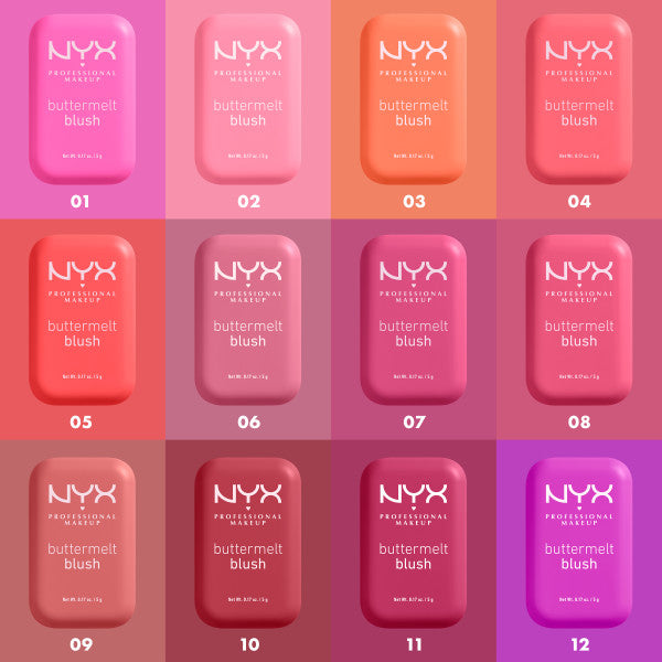 NYX Professional MakeUp Buttermelt Blush róż do policzków