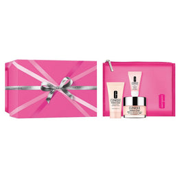 Clinique Moisture Surge Hydration Essentials zestaw krem intensywnie nawilżający 50ml + balsam do ciała 30ml + balsam do ust 10ml + kosmetyczka