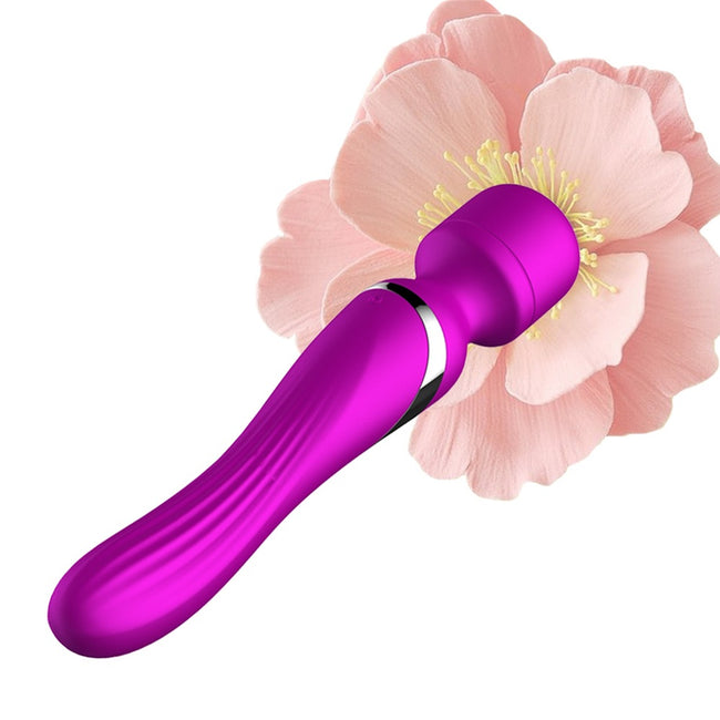 B-Series Fox Stymulator-Silicone Dual Massager stymulator o podwójnym zastosowaniu Purple