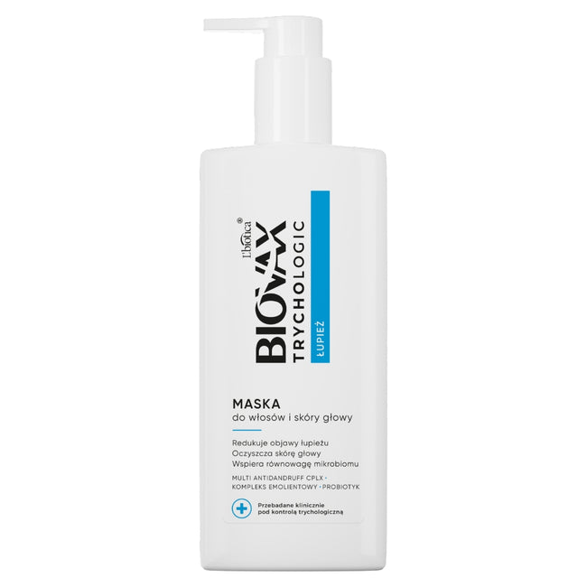 BIOVAX Trychologic Łupież maska do włosów i skóry głowy 200ml