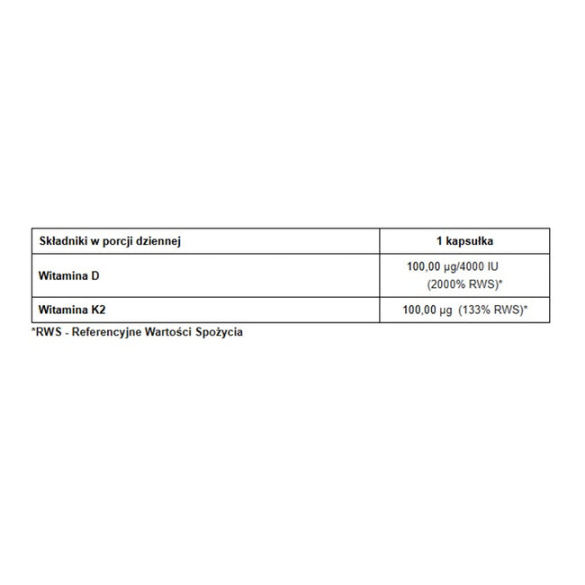 Pharmovit K2+D3-Vit Softgel Active suplement diety 60 kapsułek